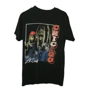 LIL DURK CHICAGO DRILL MUSIC RAP HIP HOP GRAPHIC BLACK MENS T SHIRT SZ SMALL 🔥